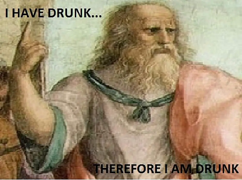 New Year's Eve Drunks, the philosopher 